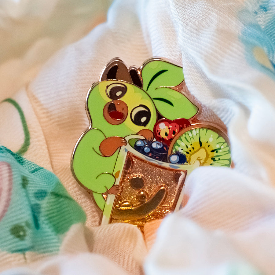#810 Fruit Tea Enamel Pin