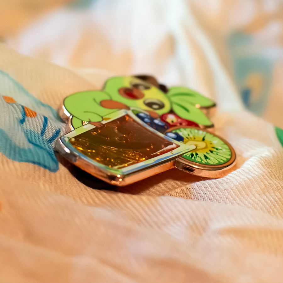 #810 Fruit Tea Enamel Pin