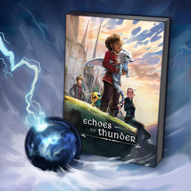 MOTS Bundle 05: Dragon Prince Sticker Sheets + Echoes of Thunder Book