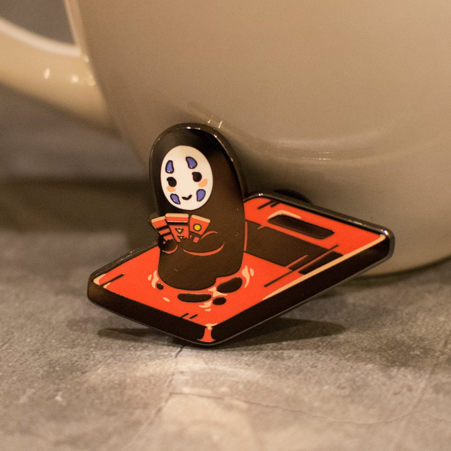 Masked Spirit Enamel Pin