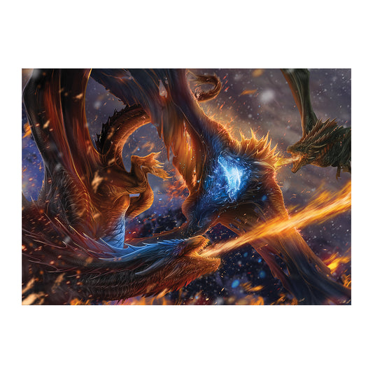 [Postcard] Of Ice and Fire, Dragon Fight