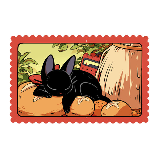 Clear Vinyl Witch Familiar Sticker