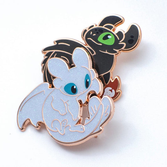 Night & Light Fury Pins