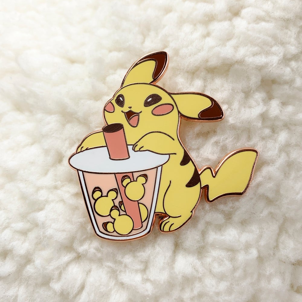 #025 Bubble Tea Pin