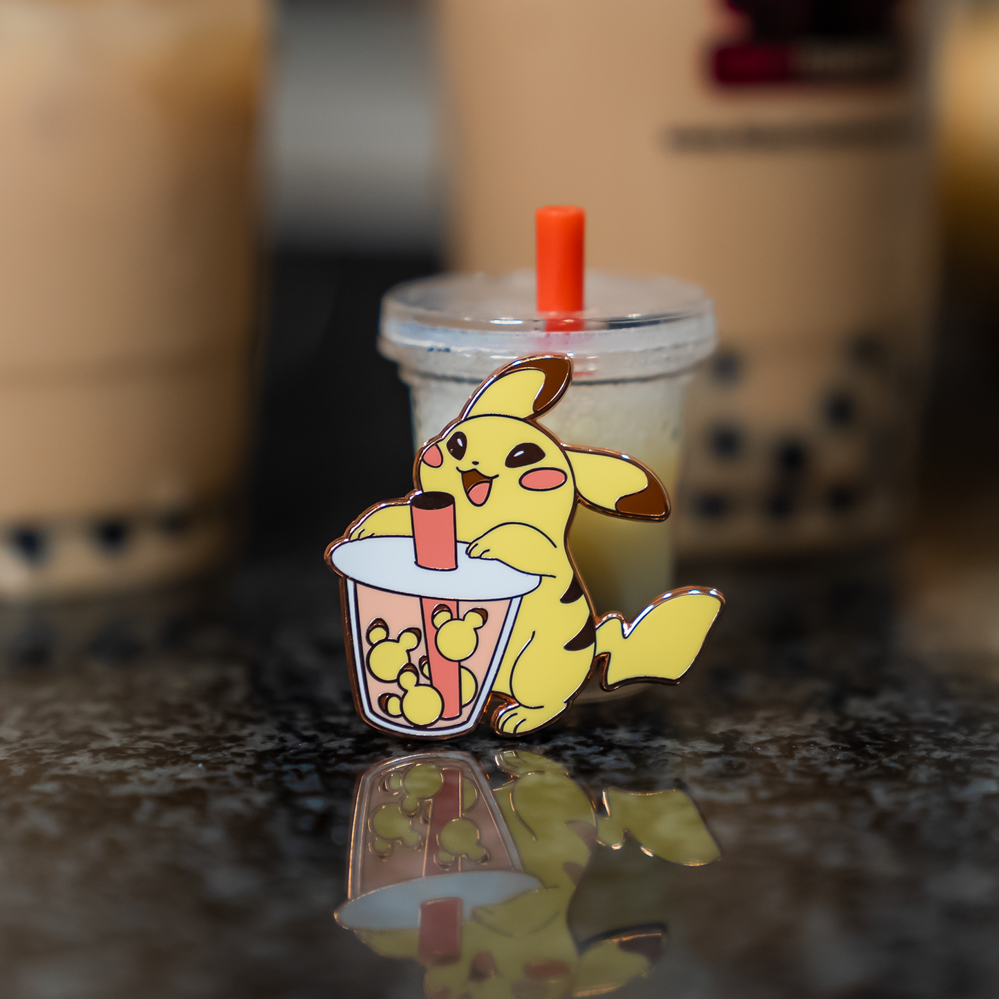 #025 Bubble Tea Pin