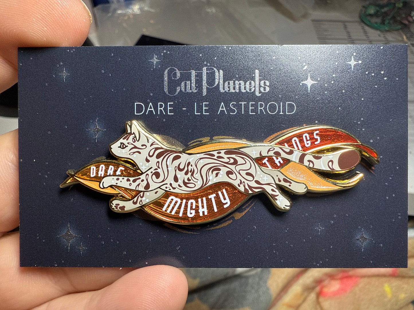 [Cat Planets] Meteor - DARE - NASA/JPL LE Asteroid [ORANGE]