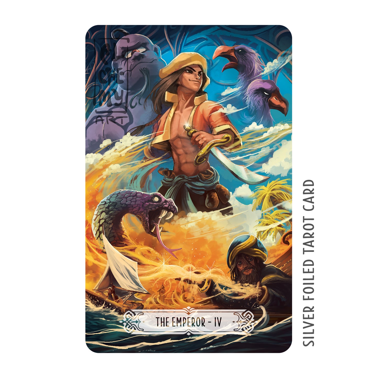 Tarot Card [The Emperor IV - Sinbad]