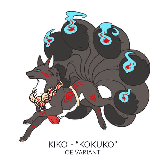 [Mythology] Kiko Kitsune Pin - "Kokuko"
