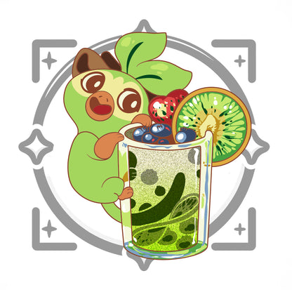 #810 Fruit Tea Enamel Pin