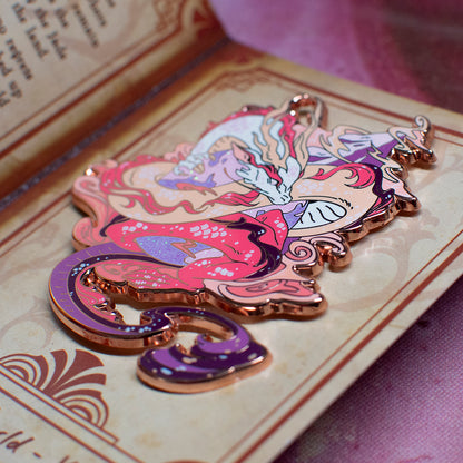[Fairy Tale] Four Dragons Enamel Pin - Pastel