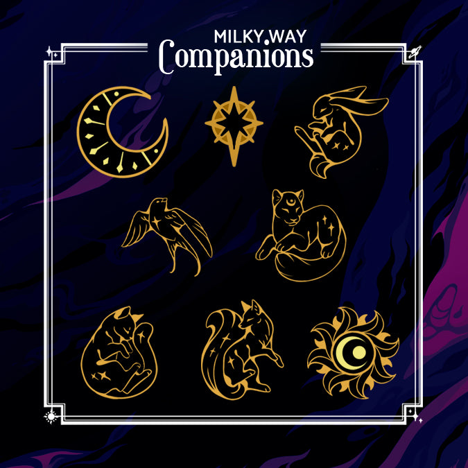[Milky Way Companions] Midnight - Filler Pin - Moon