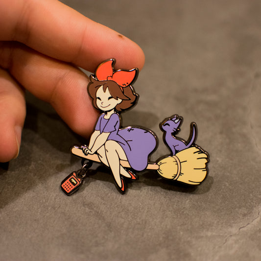 Delivery Witch Enamel Pin