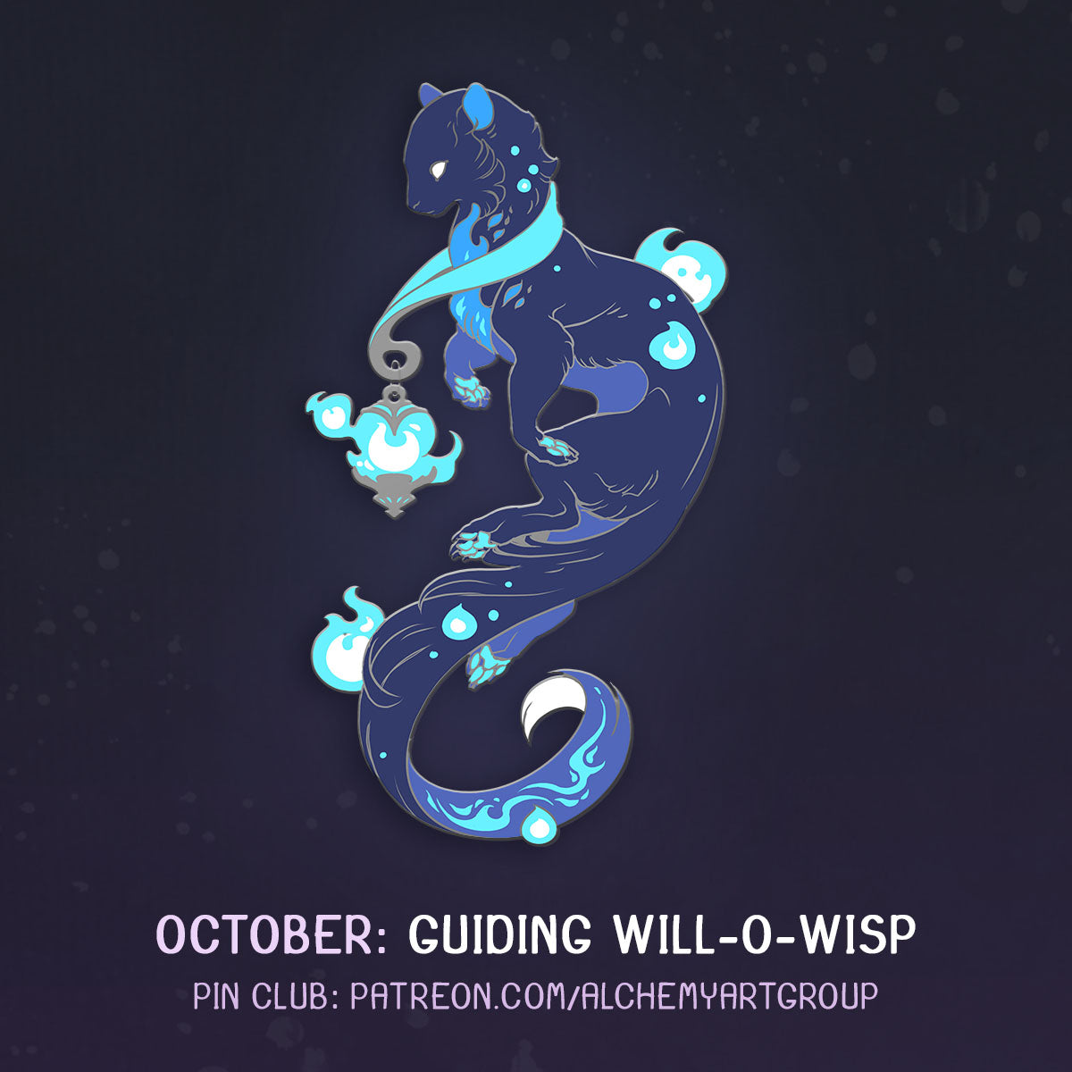 Mythology] Guiding Will-o-Wisp Pin – Alchemy Art