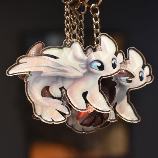 [Con Only] Night & Light Fury Charm