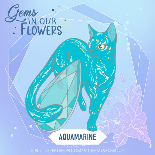 [Gems in our Flowers] Aquamarine - March Birthstone
