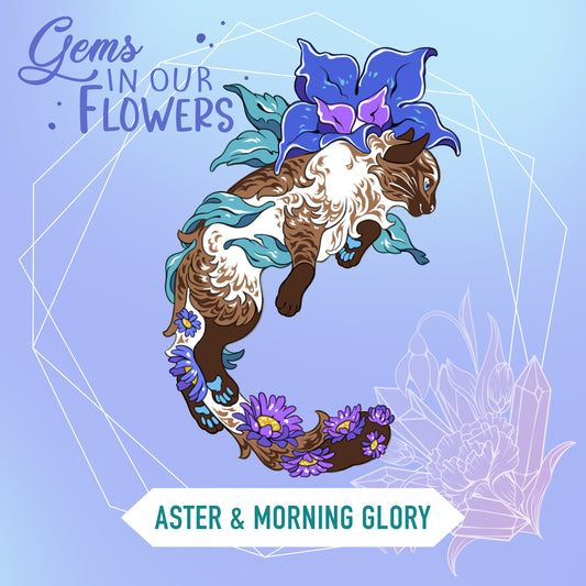 [Gems in our Flowers] Aster - September Flower [Preorder]