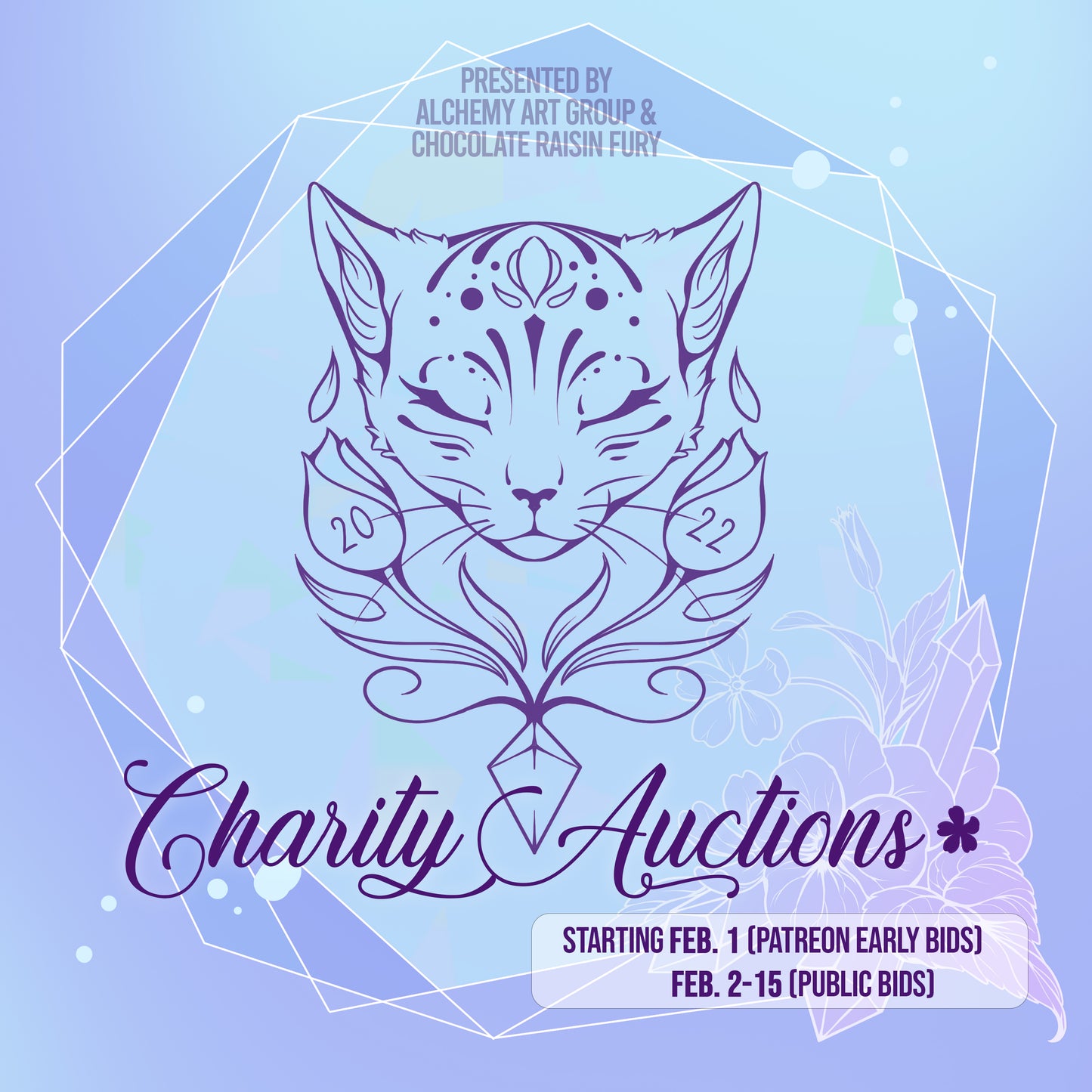 [Gems in our Flowers] April Birthflower - Auction Design