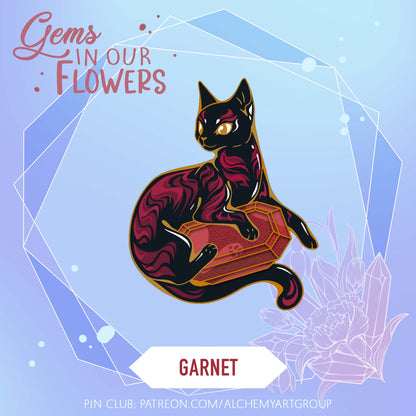 [Gems in our Flowers] Garnet - January Birthstone