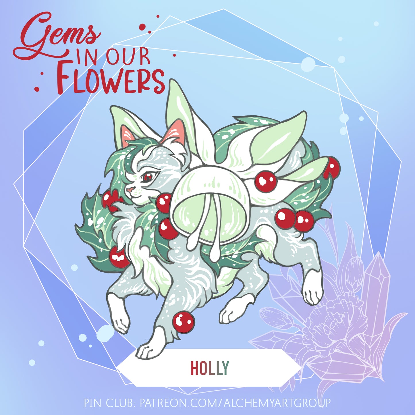 [Gems in our Flowers] Narcissus - Holly - December Birthflower [Preorder]
