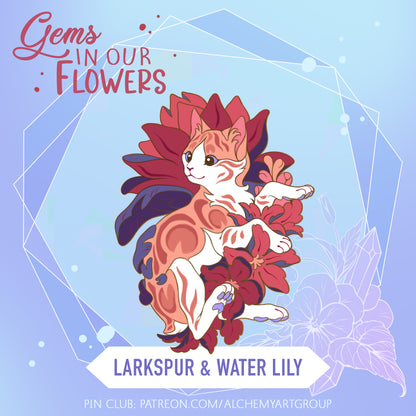 [Gems in our Flowers] Larkspur - July Flower