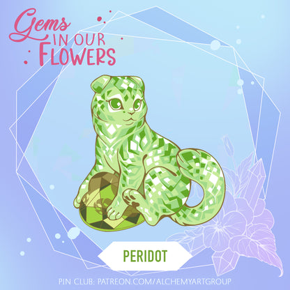 [Gems in our Flowers] Peridot - August Birthstone [Preorder]