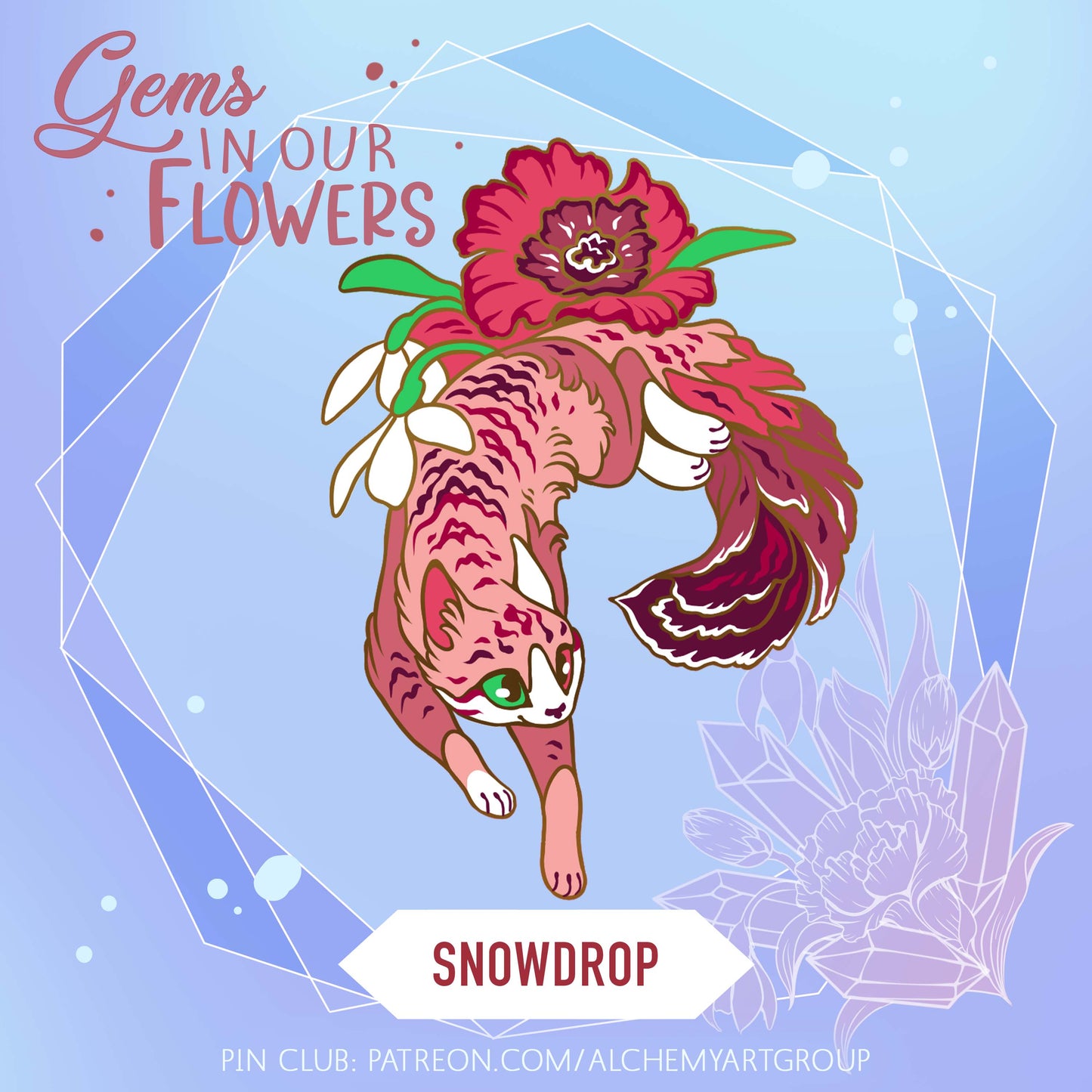 [Gems in our Flowers] Snowdrop - January Flower
