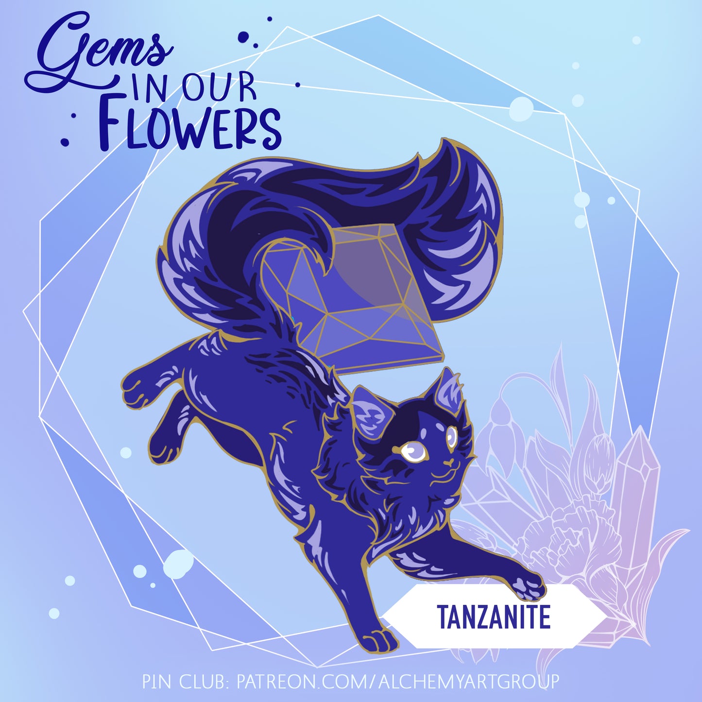 [Gems in our Flowers] Tanzanite - December Birthstone [Preorder]