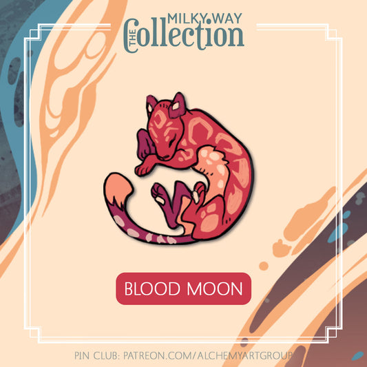 [Milky Way Collection] Blood Moon Enamel Pin