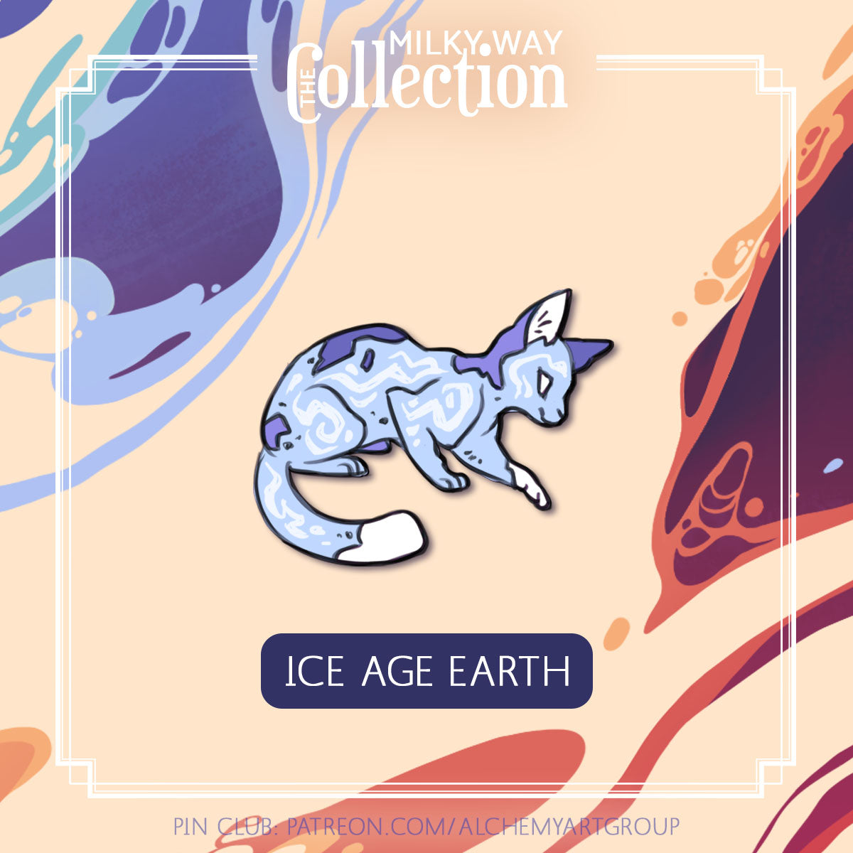 [Milky Way Collection] Ice Age Earth Enamel Pin