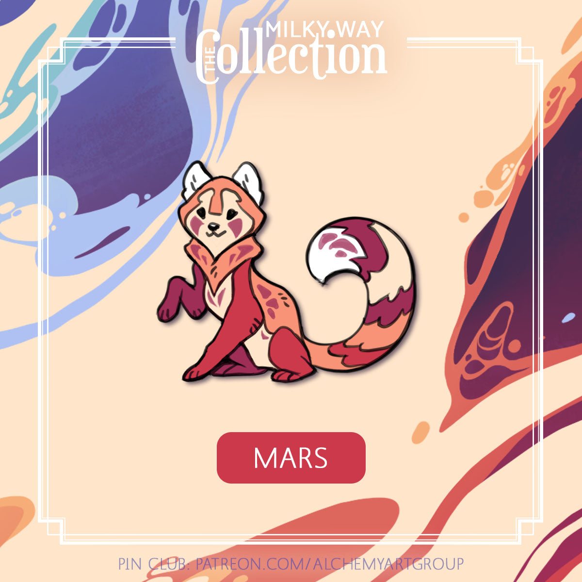 [Milky Way Collection] Mars Enamel Pin