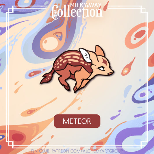 [Milky Way Collection] Meteor Enamel Pin