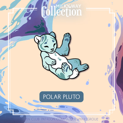 [Milky Way Collection] Polar Pluto Enamel Pin