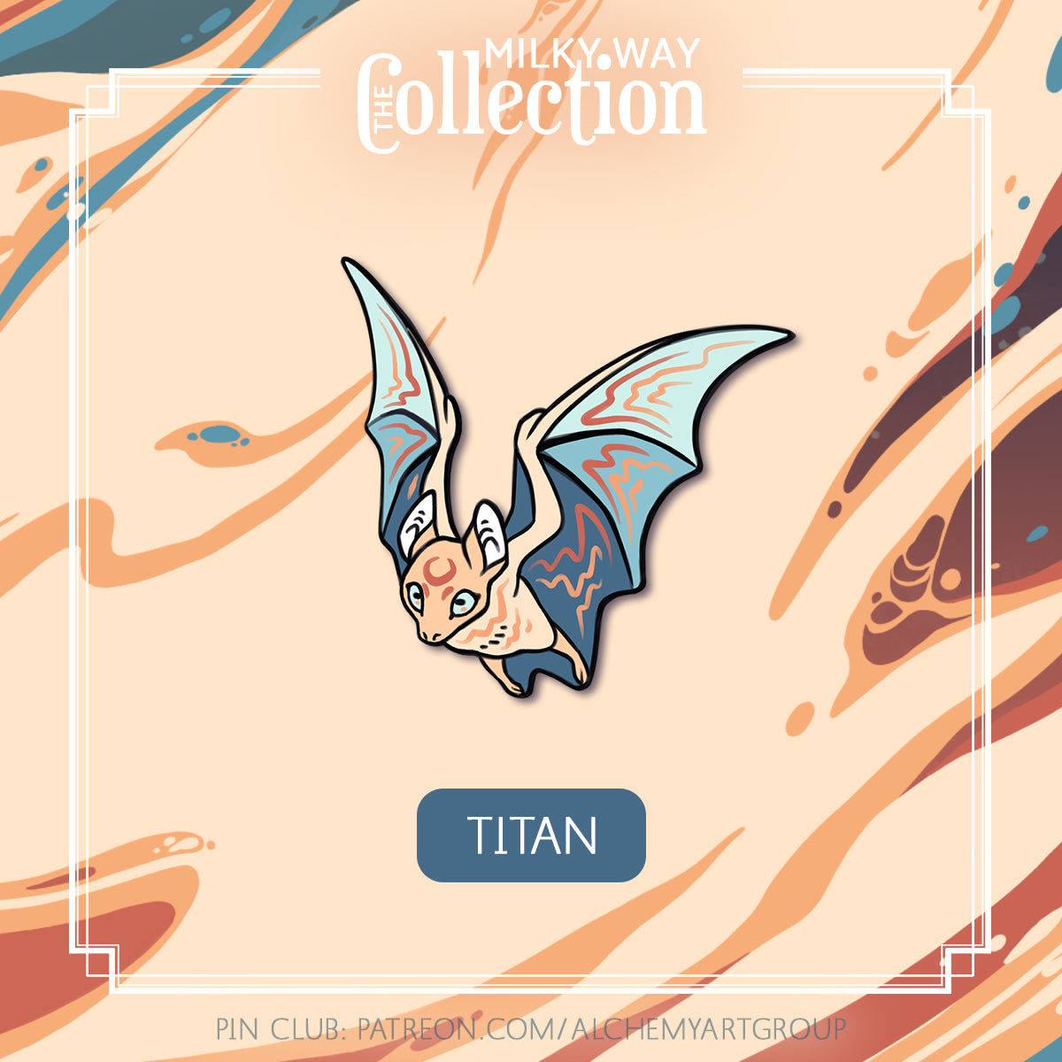 [Milky Way Collection] Titan Enamel Pin
