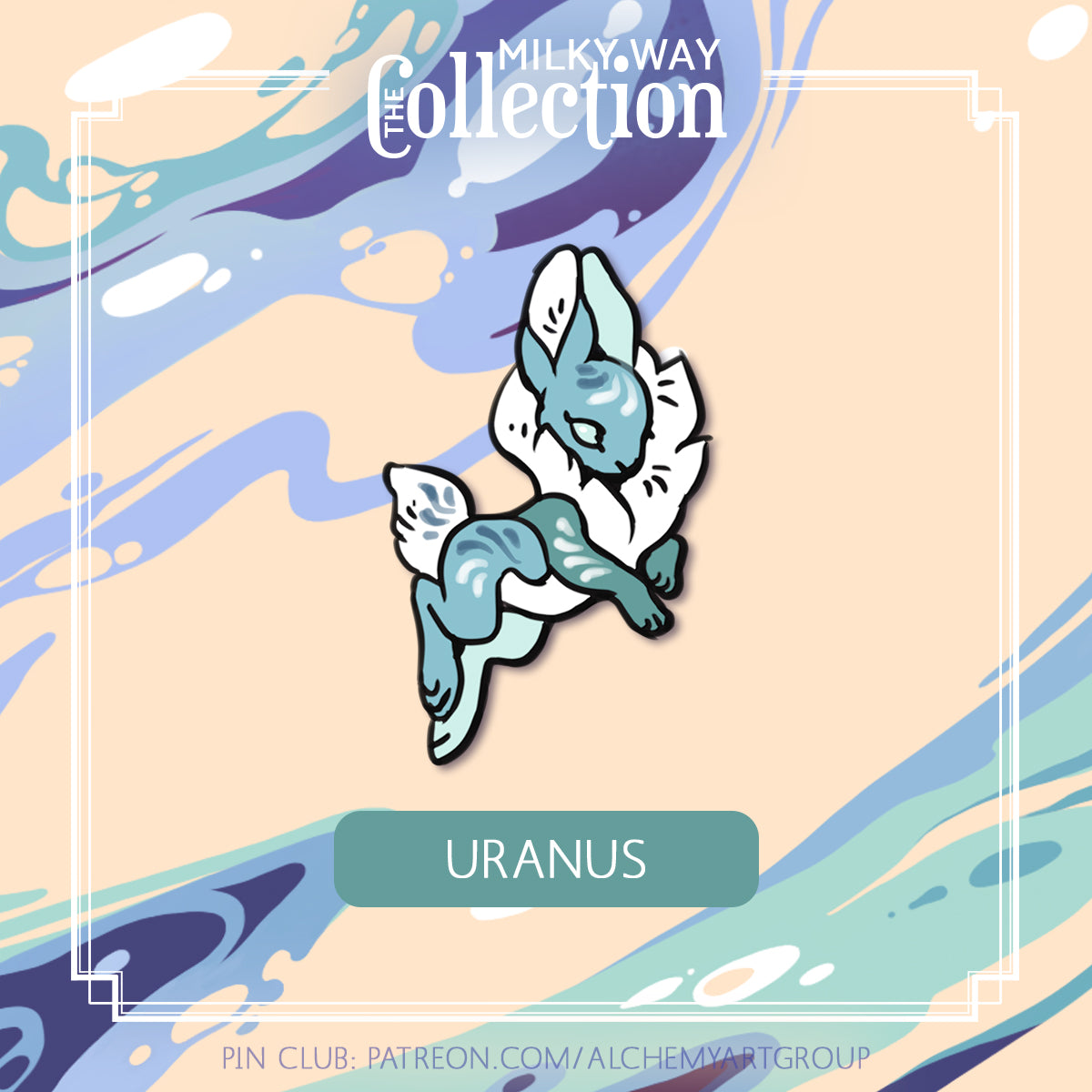 [Milky Way Collection] Uranus Enamel Pin