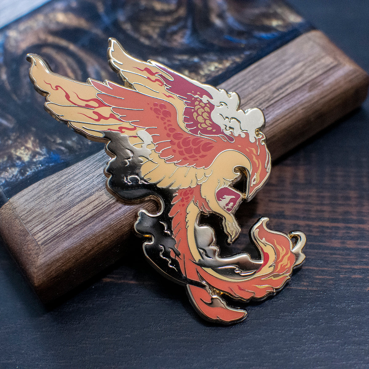 [Mythology] Sunset Phoenix Pin [Variant]